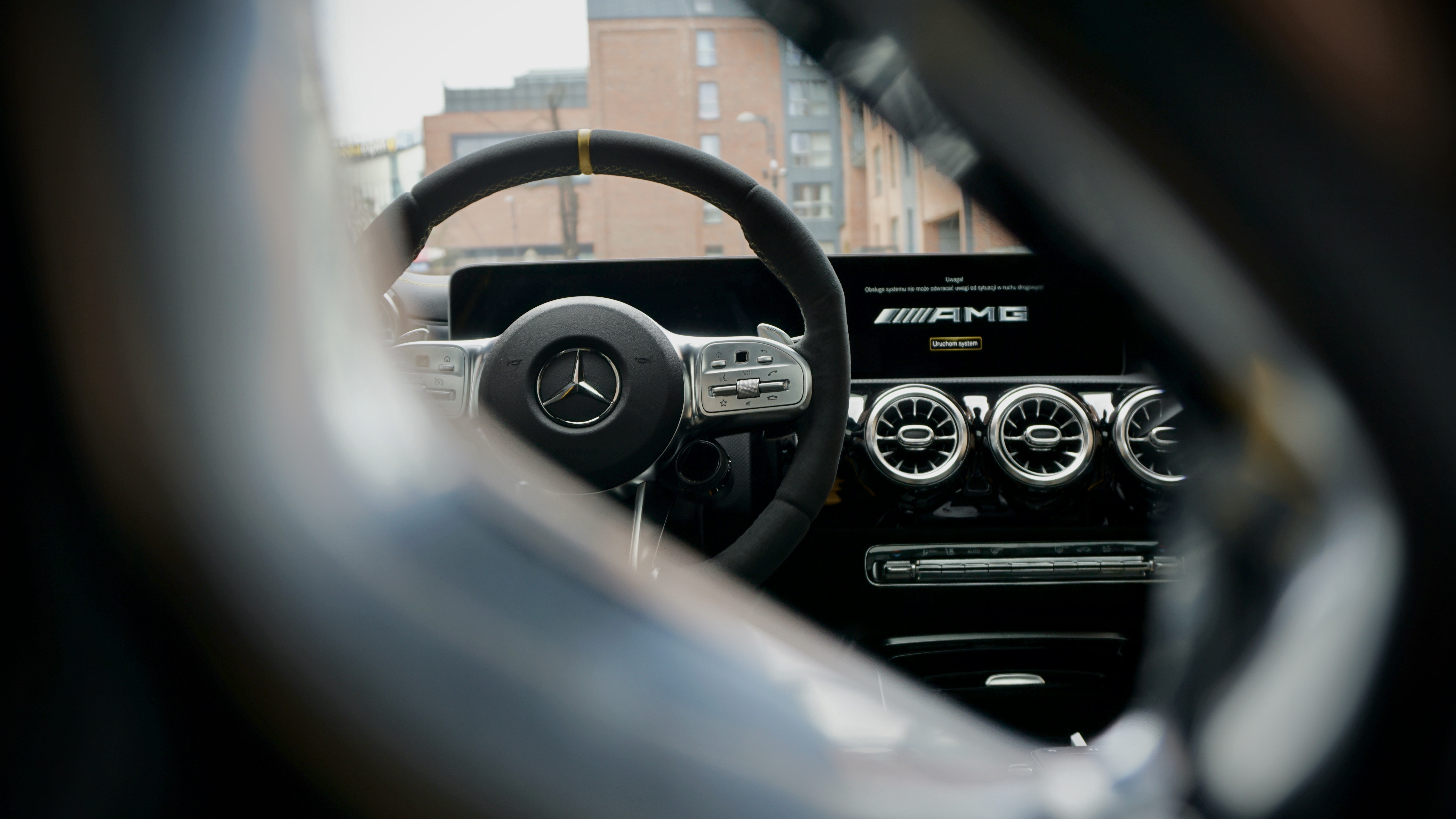Wnętrze samochodu Mercedes