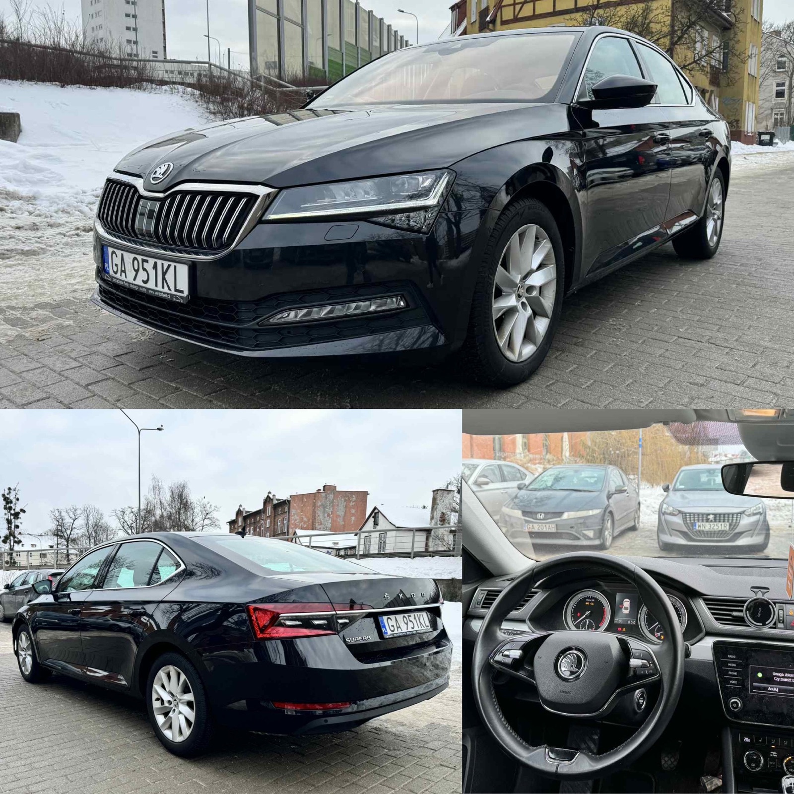 Prezentacja samochodu w ogłoszeniu